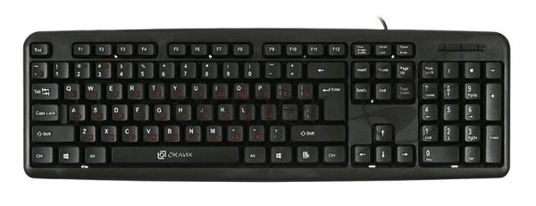 Клавиатура Oklick 90MV2 проводная, USB Type-A, чёрный