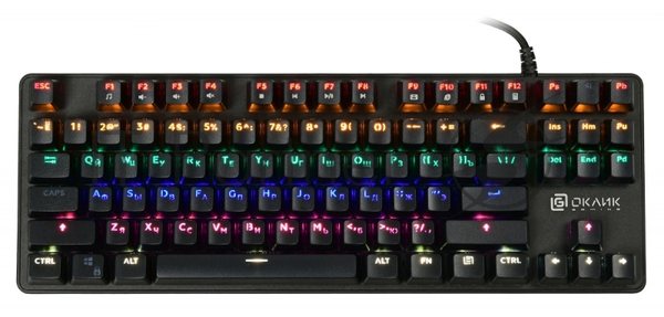 Клавиатура Oklick 969G Shotgun проводная, USB Type-A, чёрный