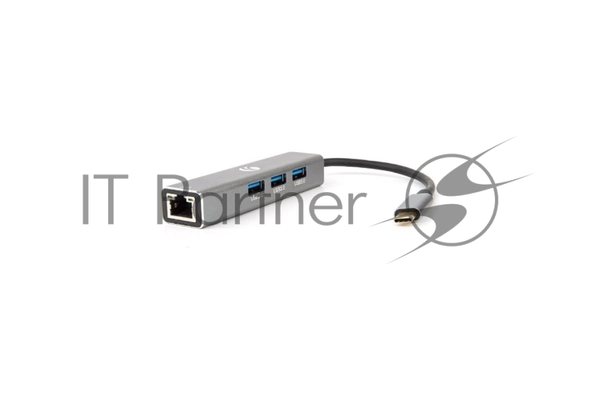 USB-концентратор VCOM DH311A USB Type-C, RJ-45/USB 3.0, USB