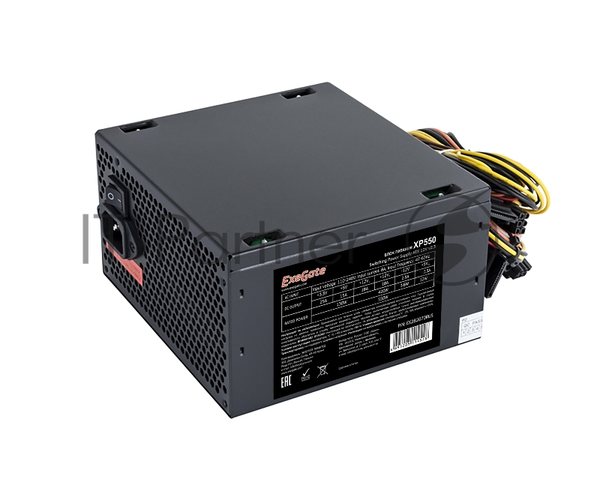 Блок питания ExeGate XP550(EX282070RUS-S), 550Вт, 120мм, черный