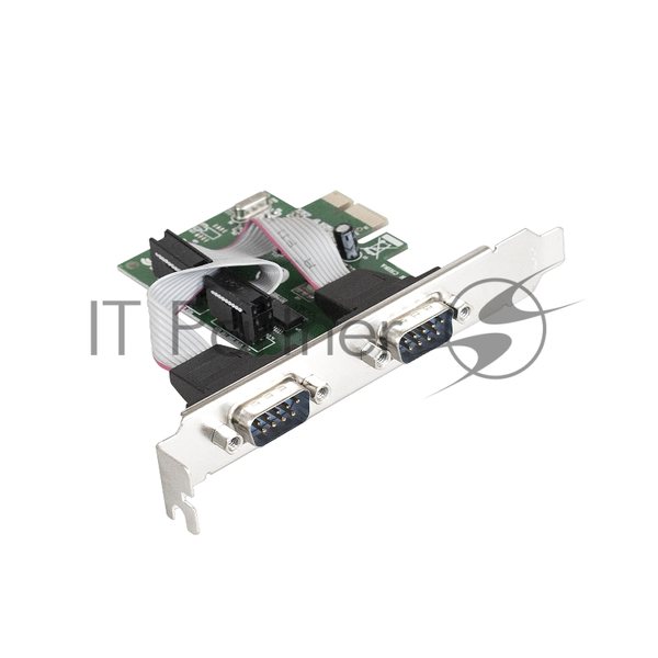 Контроллер ExeGate EXE-307 PCI-E, 2*COM port (OEM)