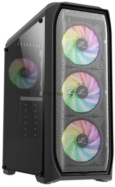 Компьютерный корпус ZALMAN N5 MF, ATX, черный, WINDOW, 1x5.25", 4x3.5", 1x2.5", 2xUSB 2.0, 1xUSB 3.0, FRONT 1x120мм, REAR 1x120мм