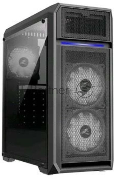 Компьютерный корпус ZALMAN N5 OF, ATX, черный, WINDOW, 1x5.25", 4x3.5", 1x2.5", 2xUSB 2.0, 1xUSB 3.0, FRONT 1x120мм, REAR 1x120мм