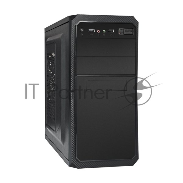 Компьютерный корпус ExeGate EX284027RUS Minitower BA-202 Black, mATX, без БП, 2хUSB, Audio