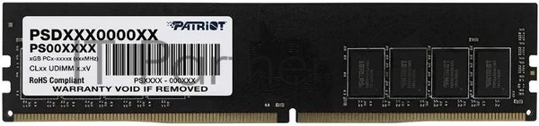 Оперативная память Patriot Signature, DDR4, 16GB (1x16 GB), 3200 MHz, CL22, DIMM