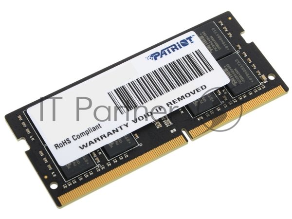 Оперативная память Patriot Signature, DDR4, 32GB (1x32 GB), 2666 MHz, CL19, SO-DIMM
