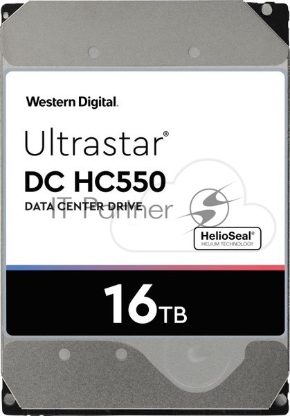 Жесткий диск Western Digital Original SATA-III 16Tb 0F38462/0F38468 WUH721816ALE6L4 OEM Ultrastar DC HC550 (7200rpm) 512Mb 3.5"