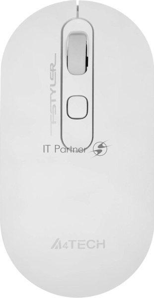 Мышь беспроводная A4Tech Fstyler FG20 белый, 2000 dpi, радиоканал, USB, кнопки - 4