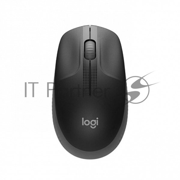 Мышь беспроводная Logitech M190 черный, 1000 dpi, радиоканал, USB, кнопки - 3