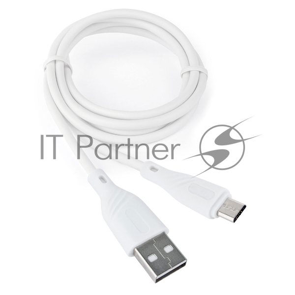 Кабель USB2.0 Cablexpert CCB-mUSB2-AMBMO1-1MW, AM/microB, издание Classic 0.1, длина 1м, белый, блистер