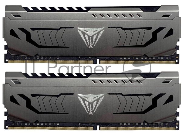 Оперативная память Patriot Viper Steel, DDR4, 16GB (2x8 GB), 3600 MHz, CL18, DIMM, радиатор, черный