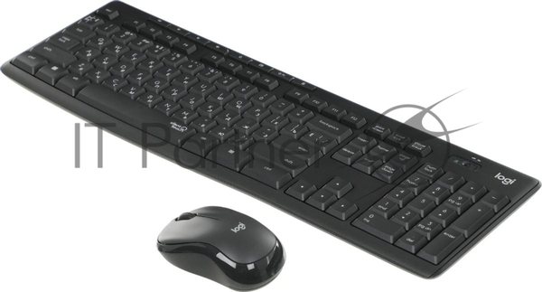 Комплект клавиатура+мышь Logitech MK295 беспроводной, USB, чёрный