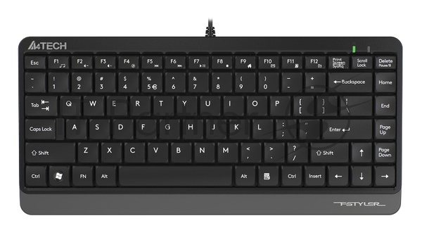 Клавиатура проводная A4Tech Fstyler FK11 USB серый/черный