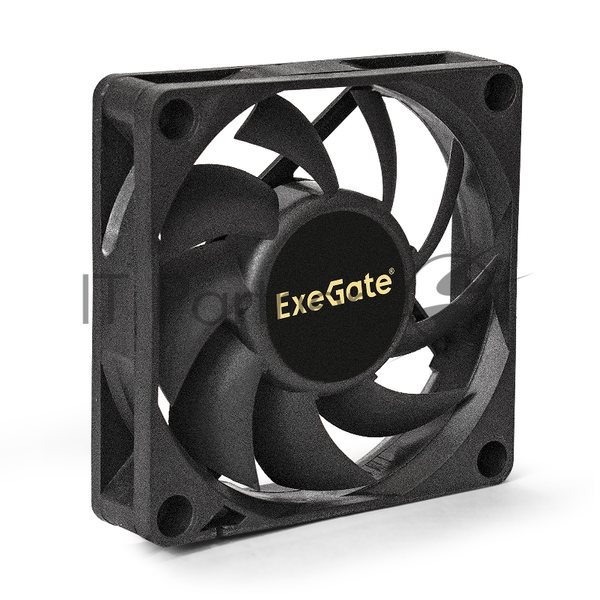 Вентилятор для корпуса ExeGate EX07015H3PM черный, 70 мм, 3000 об/мин, 26 дБ, 3 pin