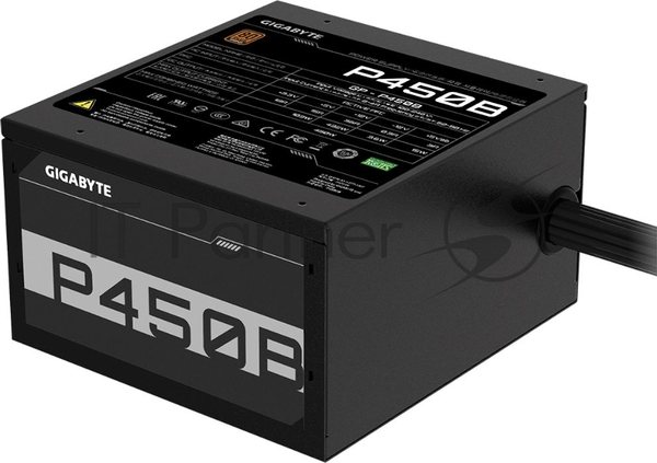 Блок питания Gigabyte GP-P450B, 450Вт, 80 PLUS Bronze, APFC 120мм, черный
