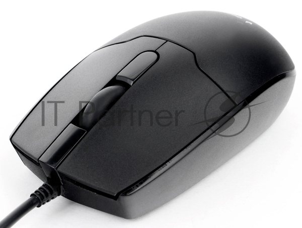 Мышь проводная Gembird MOP-425 черный, 1000 dpi, USB, кнопки - 3
