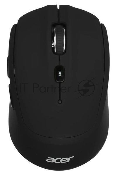 Мышь беспроводная Acer OMR040 черный, 1600 dpi, радиоканал, USB, кнопки - 6