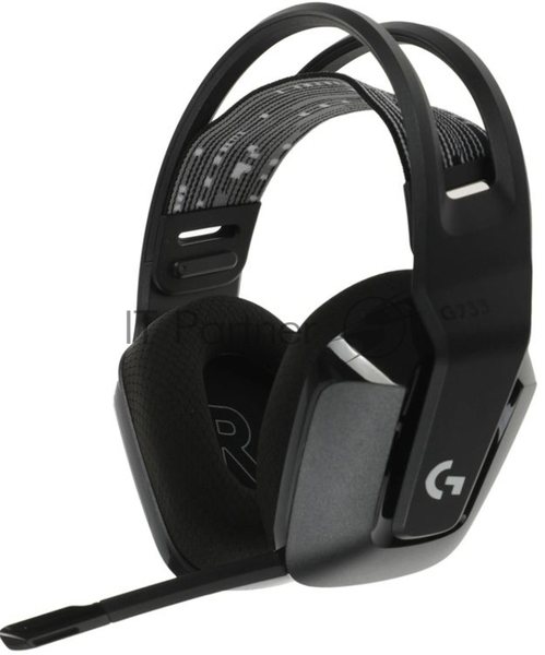 Гарнитура Logitech G733 чёрный, беспроводная, 2.4 ГГц, до 29 ч, LIGHTSYNC RGB