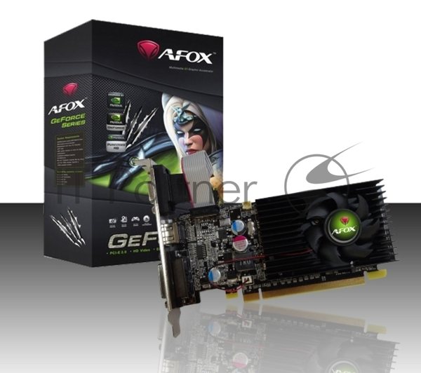 Видеокарта AFOX AF210-1024D2LG2 GEFORCE G210 1Gb DDR2 64BIT DVI HDMI VGA LP HEATSINK RETAIL PACK