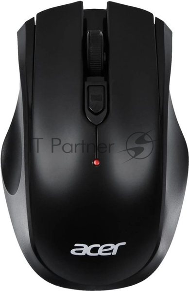 Мышь беспроводная Acer OMR030 черный, 1600 dpi, радиоканал, USB, кнопки - 4