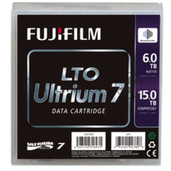 Ленточный накопитель Fujifilm Ultrium LTO7 RW 15TB (6Tb native) bar code labeled Cartridge (for libraries & autoloaders) (analog C7977A + Label)