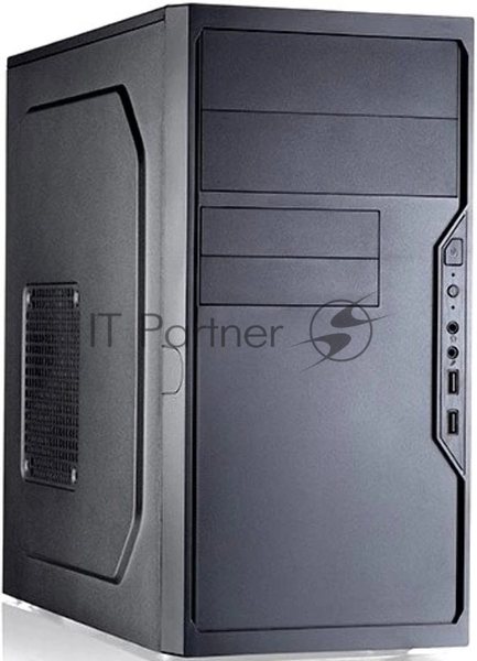 Корпус Foxline FL-733R-450W, Mini-Tower, чёрный, БП 450 Вт