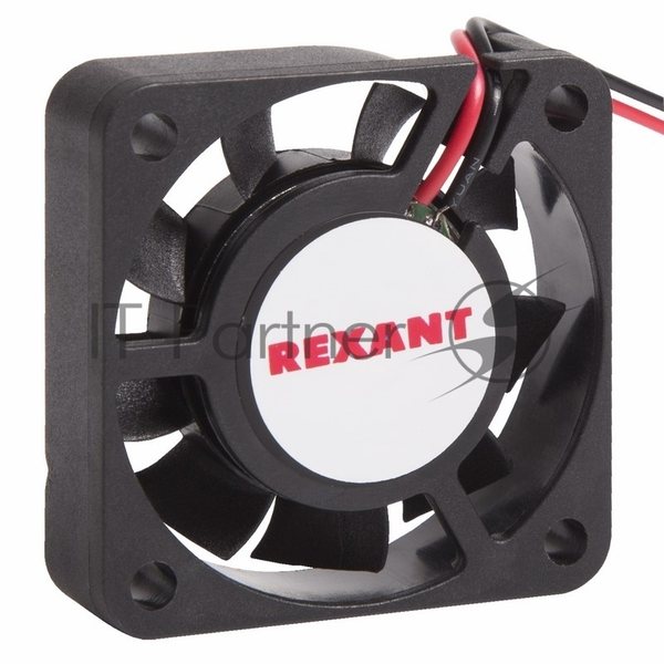 Вентилятор для корпуса Rexant RX 4010MS 24VDC черный, 40 мм, 4800 об/мин, 20 дБ, 2 pin