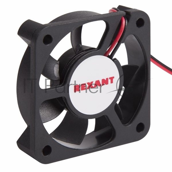 Вентилятор для корпуса Rexant RX 5010MS 12VDC черный, 50 мм, 4300 об/мин, 24 дБ, 2 pin