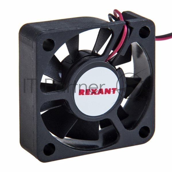 Вентилятор для корпуса Rexant RХ 4010MS 12VDC черный, 40 мм, 4800 об/мин, 20 дБ, 2 pin