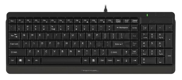 Клавиатура проводная A4Tech Fstyler FK15, USB, черный