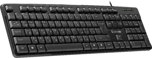 Клавиатура проводная Defender Next HB-440 RU, USB, черный