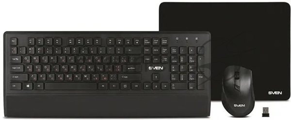 Комплект беспроводной клавиатура+мышь SVEN KB-C3800W