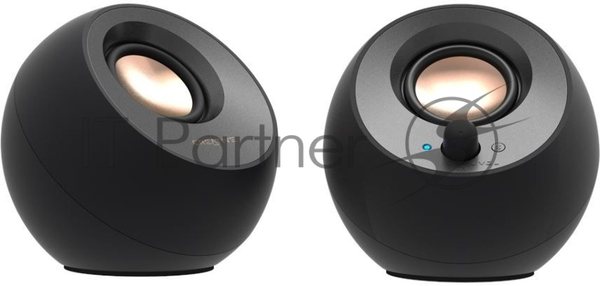 Акустическая система Creative Pebble V3 MF1700 2.0 черный 8Вт BT
