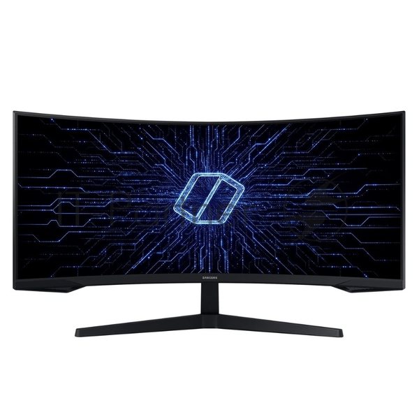 Монитор 34" Samsung Odyssey G5 C34G55TWWI VA 3440x1440, 165 Гц, 1 мс, 21:9, 250 кд/м2, 1xHDMI, 1xDP, изогнутый, черный