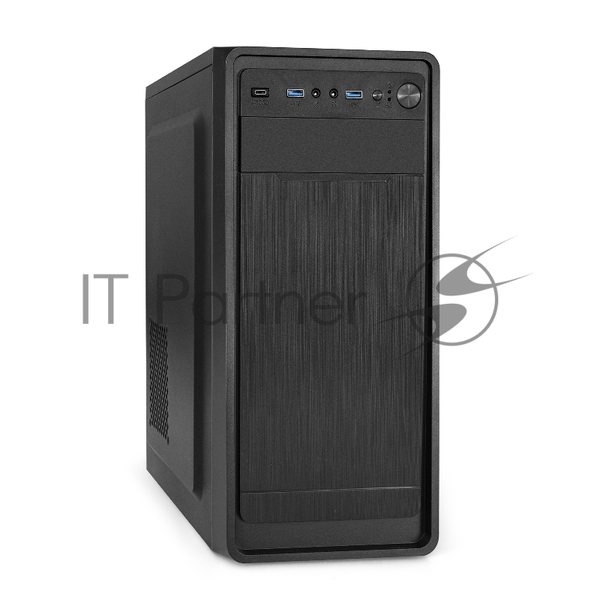 Компьютерный корпус Miditower ExeGate XP-332UC-XP600 (ATX, XP600 с вент. 12см, 2хUSB 3.0/1хTypeC, аудио, черный)