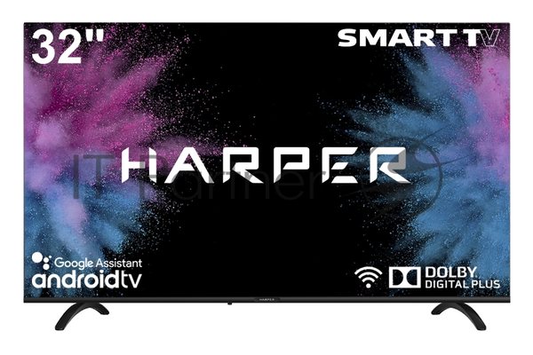 Телевизор Harper 32" 32R720TS черный LED HD 60Hz Android
