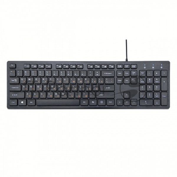 Клавиатура проводная Gembird KB-8360U, USB, черный