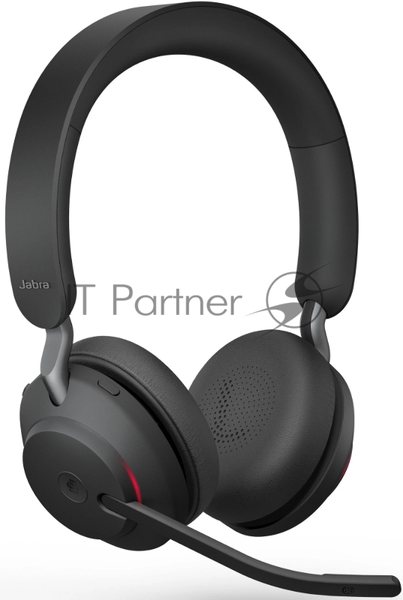 Гарнитура Jabra Evolve2 65 чёрный, беспроводная, Bluetooth, до 35 ч, подсветка