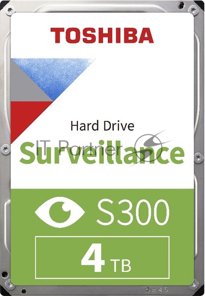 Жесткий диск Toshiba HDD SATA3 4Tb Surveillance S300 (SMR) 5400 256Mb (analog HDWT740UZSVA)