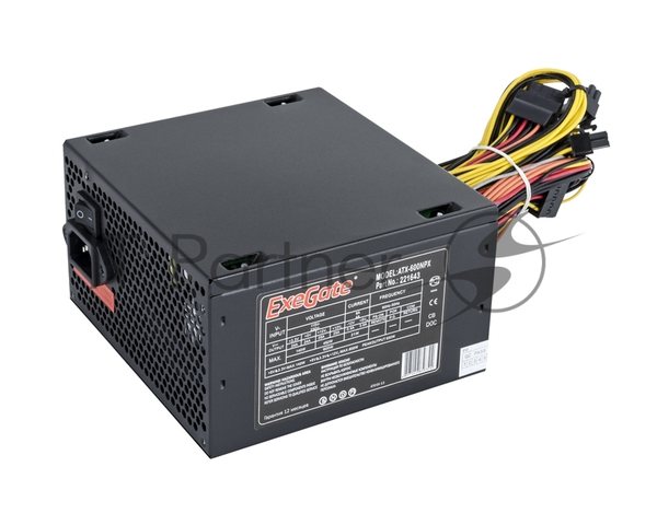 Блок питания ExeGate 650NPX (EX259604RUS-PC), 650Вт, 120мм, черный