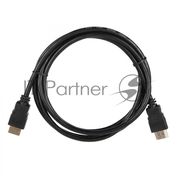 Кабель ACD-DHHM1-18B HDMI 1.4, Golden Plated,19m/19m, черный, 1.8м