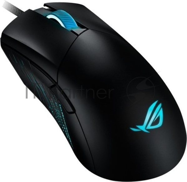 Мышь проводная ASUS ROG Gladius III черный, 19000 dpi, USB, кнопки - 6