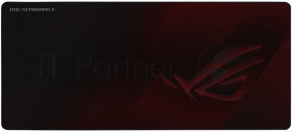 Игровой коврик для мыши ASUS ROG Scabbard II (900 x 400 x 3 мм, резина, тканый материал, cиликон, 90MP00S0-B0UA00)