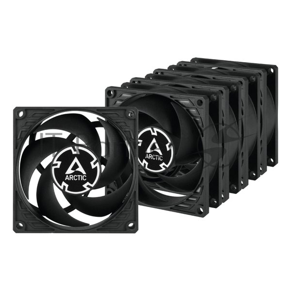 Вентилятор для корпуса ARCTIC P8 Value Pack (черный/черный) (5pc) (ACFAN00153A)