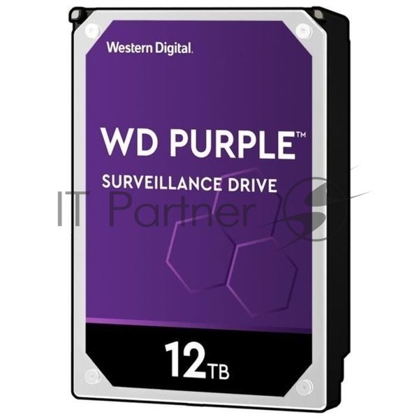 Жесткий диск Western Digital Original SATA-III 12Tb WD121PURP Video Purple Pro (7200rpm) 256Mb 3.5"