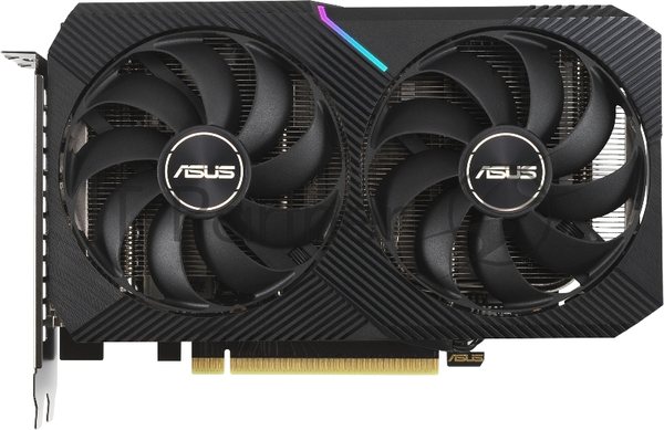 Видеокарта Asus DUAL-RTX 3060-O12G-V2 LHR NVIDIA GeForce RTX 3060 12288Mb 192 GDDR6 1837/15000/HDMIx1/DPx3/HDCP Ret