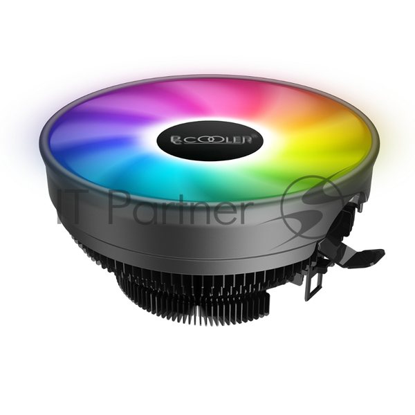 Кулер PCCooler E126M PRO черный 120мм алюминий+медь 1800rpm 29.8db 4-pin 92W 70мм