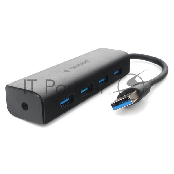 USB-концентратор Gembird UHB-C354, USB 3.0, USB 4 порта, USB с доп питанием