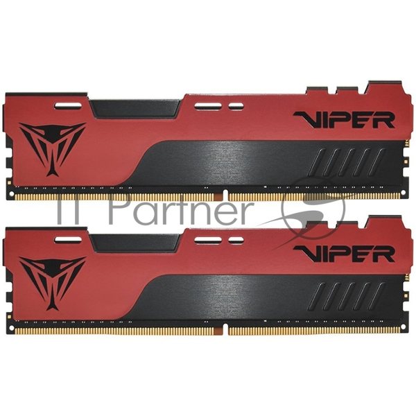 Оперативная память Patriot Viper Elite II, DDR4, 64GB (2x32 GB), 3600 MHz, CL20, DIMM, радиатор, красный/черный