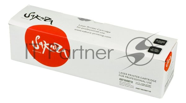 Картридж Sakura 45807106/45807120 для OKI B412/432/512/MB472/492/562, черный, 7 000 к.